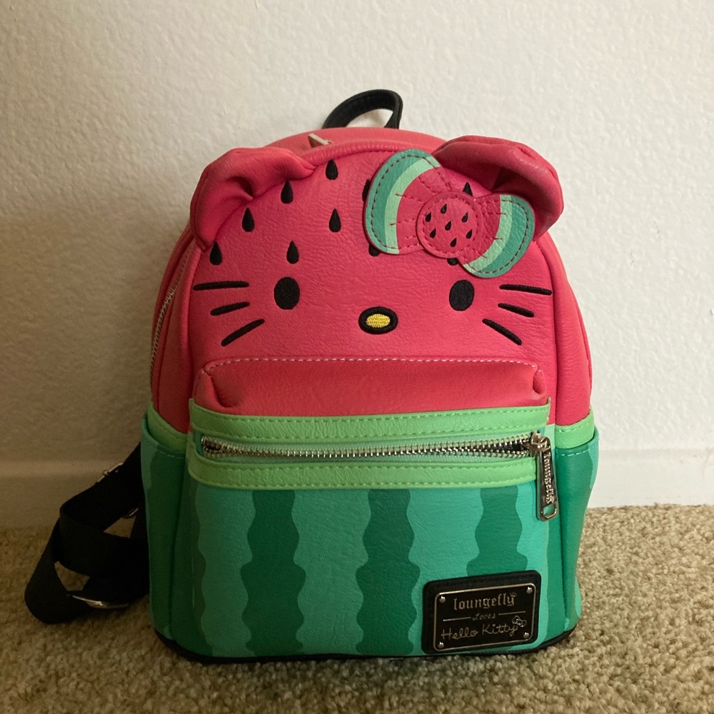 Loungefly rare watermelon Hello Kitty backpack🍉